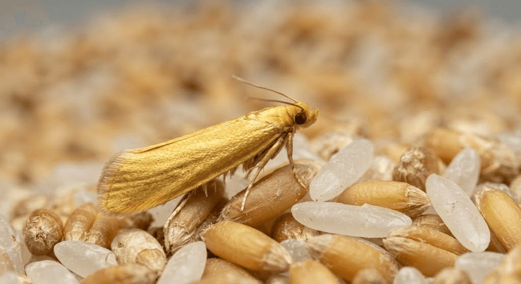 Fotografía de Palomilla de los cereales (Sitotroga cerealella)