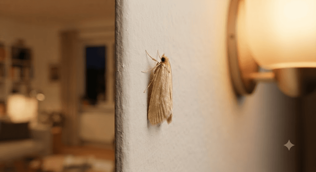 Fotografía de Polillas caseras y moscas nocturnas (Tineola bisselliella y afines)